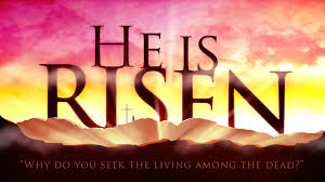 Image result for he is risen scripture