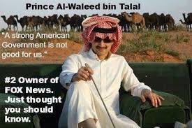 Facebook group: The No. 2 owner of Fox News is Prince Alwaleed bin ... via Relatably.com
