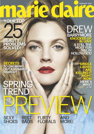 Drew on Marie Claire – Actress Drew Barrymore covers the February issue of Marie Claire US and opens up to the magazine about her family life and being a ... - drew-barrymore-marie-claire1