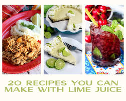 20 Recipes You Can Make With Lime Juice - Just A Pinch