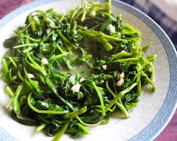 garlic stir fried water spinach