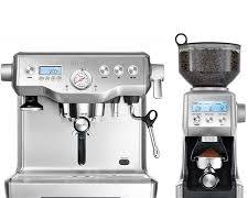 Breville Dynamic Duo Dual Boiler Espresso Machine and Smart Grinder Pro Package, Stainless Steel  BEP920BSS