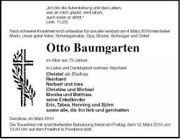 Otto Baumgarten | Nordkurier Anzeigen