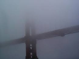 Image result for golden gate bridge in the fog