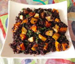 Black Rice Risotto with King Oyster Mushrooms Recipe - Levana ...