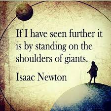 Image result for standing on the shoulders of giants