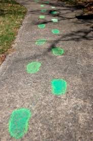 Resultado de imagen de saint patrick's day footprints