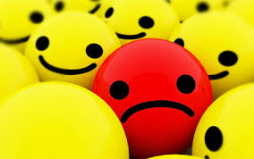 Image result for half happy half sad faces