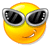 Image result for girl emoticon with sunglasses