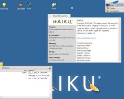 Obraz: Haiku operating system