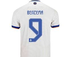 Image of Real Madrid Benzema authentic jersey