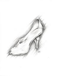 Image result for glass slipper clip art black and white