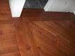 Hardwood floor transition between rooms