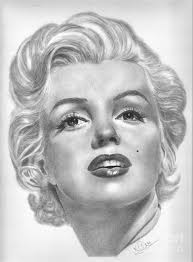 Norma Jean Drawing by Karen Townsend - Norma Jean Fine Art Prints and Posters for Sale - norma-jean-karen-townsend