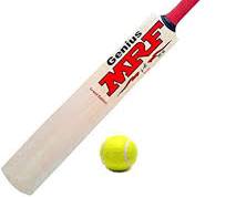Image of Cricket bat and ball