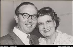 Portrait of entrepreneur Harry Wren and Gladys Moncrieff, ca. - nla