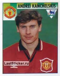 Andrei Kanchelskis (Manchester United). Наклейка № 305. MERLIN Английская Премьер-Лига 1994-1995 - 305