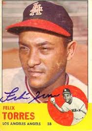 Felix Torres Autograph on a 1963 Topps (#482) - felix_torres_autograph