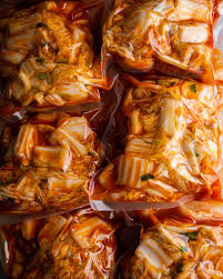 Kimchi in Vacuum Bags