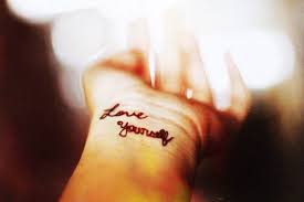 2014 Excellent love yourself quote tattoos for you from Amilys ... via Relatably.com