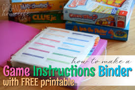 How to Organize Kids' Games and a FREE Printable Organizer ...
