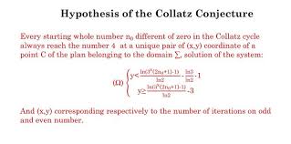 The Collatz Conjecture proof and hypothesis. | Hypothesis ...