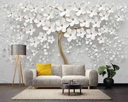 کاغذ دیواری برای ایجاد یک فضای رمانتیک