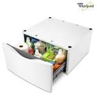 Whirlpool Laundry Pedestal with Storage Drawer White