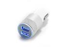 Esonstyle 2 Port 3.1A USB Car Charger Cell Phone Tablet USB Electronic Devices - White