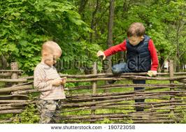 Image result for clip art reaching across fences