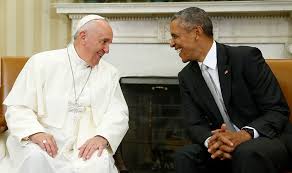 Image result for pope obama pics