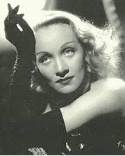 Entertainer and actress Marlene Dietrich, nee Maria Magdalena Dietrich, ...