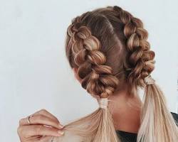 صورة Fishtail braid hairstyle for girls