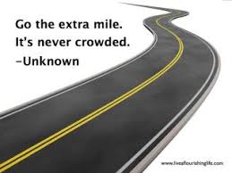 Image result for extra mile