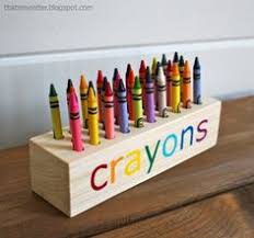 Image result for pencil holder made from a 2x4