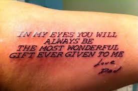 Son Quotes From Dad Tattoo - son quotes from dad tattoo due to ... via Relatably.com
