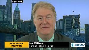 Falkland Islands conflict not to be resolved militarily: Ian Williams. Fri Jan 4, 2013 3:4PM GMT. Interview with Ian Williams, Foreign Policy in Focus - Ian_Williams