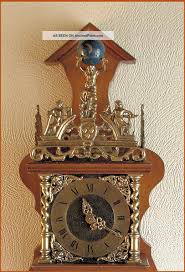 Large Vintage Dutch Walnut Zaanse Wall Clock Fhs Franz Hermle ... - large_vintage_dutch_walnut_zaanse_wall_clock_fhs_franz_hermle__son_movement_4_lgw