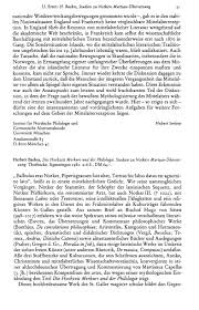 Herbert Backes, Die Hochzeit Merkurs und der Philologie. Studien ...