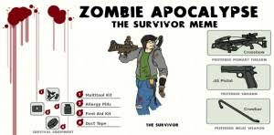 The Zombie Apocalypse The Survivor&#39;s Meme | Year Zero Survival ... via Relatably.com