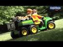 peg perego john deere gator unboxing and riding dirty