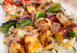 Grilled Shrimp and Pineapple Skewers Recipe - Chef Dennis