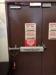 Fire exit door security alarms - Safelincs