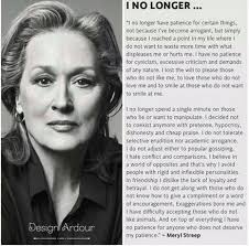 Meryl Streep Famous Quotes i no longer | snopes.com: Meryl Streep ... via Relatably.com