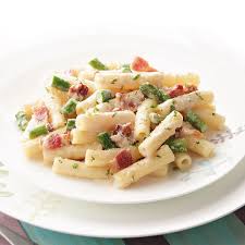 Makeover Rigatoni with Bacon and Asparagus Recipe: How to Make It