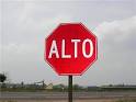 Stop en espagnol