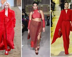 All-red everything in fall 2023 fashion trends