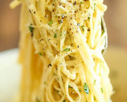 Gambar Spaghetti with Parmesan cheese