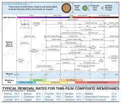 Particle Size Chart: Removal Range by Filtration - H2O Distributors