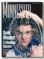 “David Wheaton: A Smashing Success. This hard-hitting tennis star makes millions beating the world&#39;s best.” What more could a 22 year-old ask for? - faithphoto